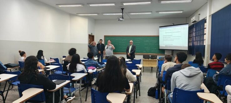 Conselho Regional de Administração visita a Escola de Administração da UFMS, apresenta convite para o ERPA e conhece programa de sustentabilidade